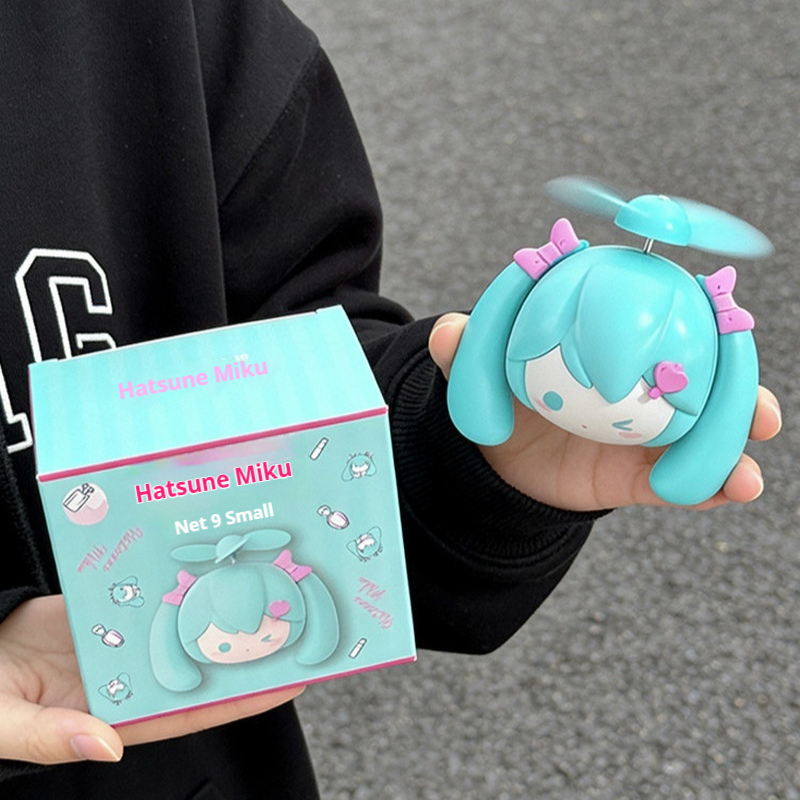 Usb Fan Silent - Sevimli Miku Mini El Tipi Fan