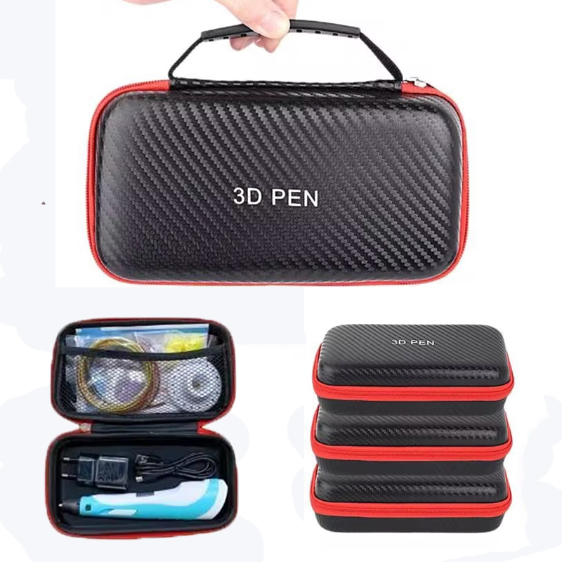 Tech Accessories Case - 1/2/5 adet 3D Kalemler saklama çantası