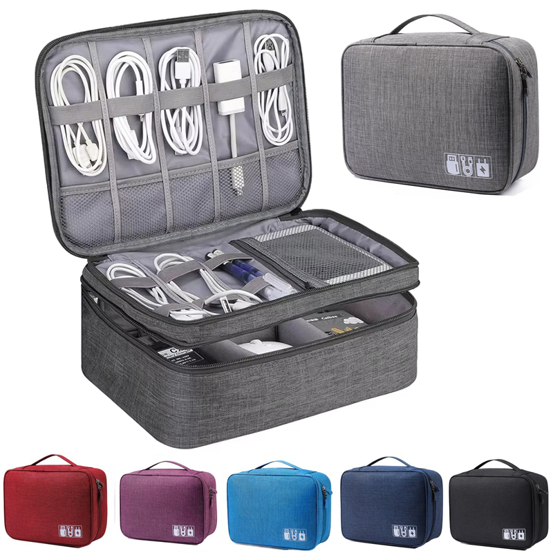 Tech Accessories Case - Kablo saklama çantası su geçirmez dijital