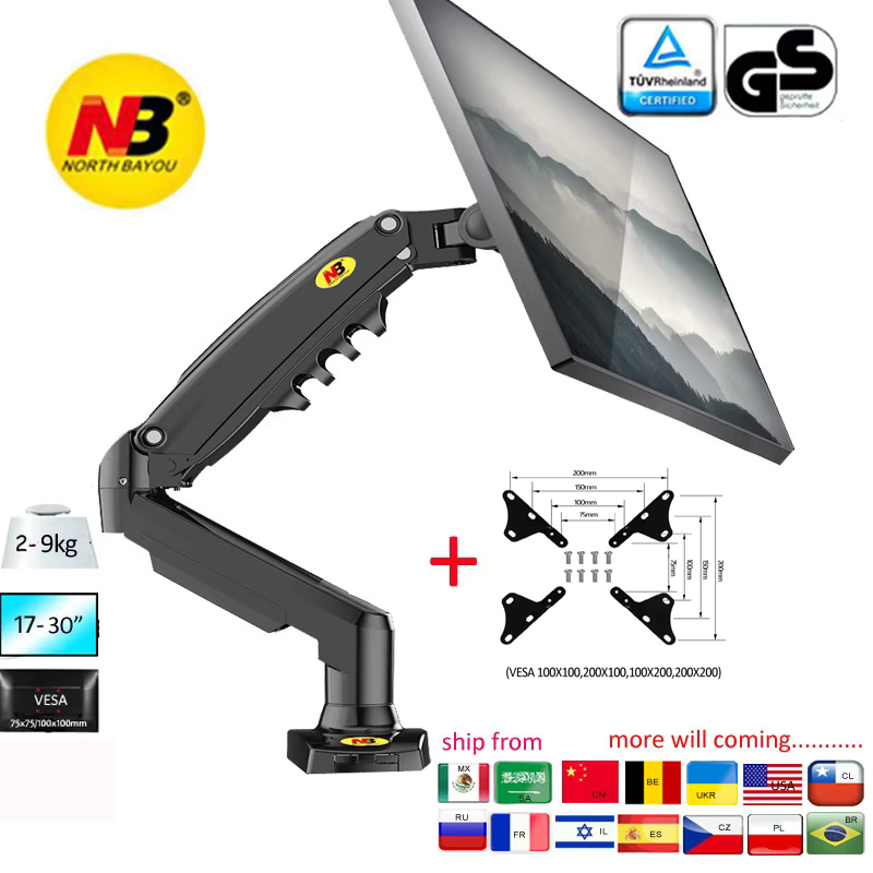 Monitor Arm Single - YENİ NB F80 17-30' Masaüstü LED