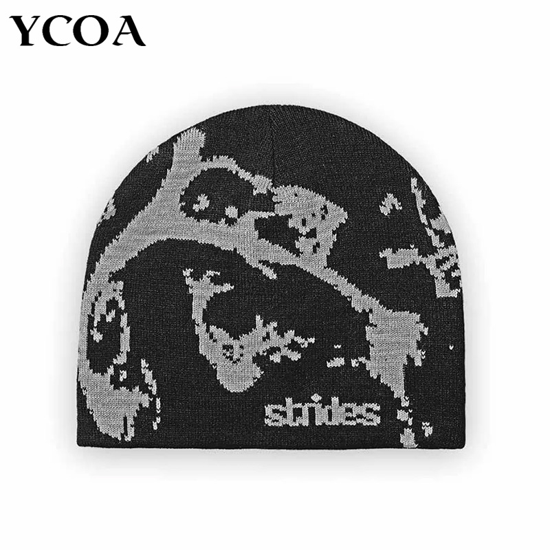Tech Wear Accessories - Erkekler Bere Strides Splatter Beanie Kore