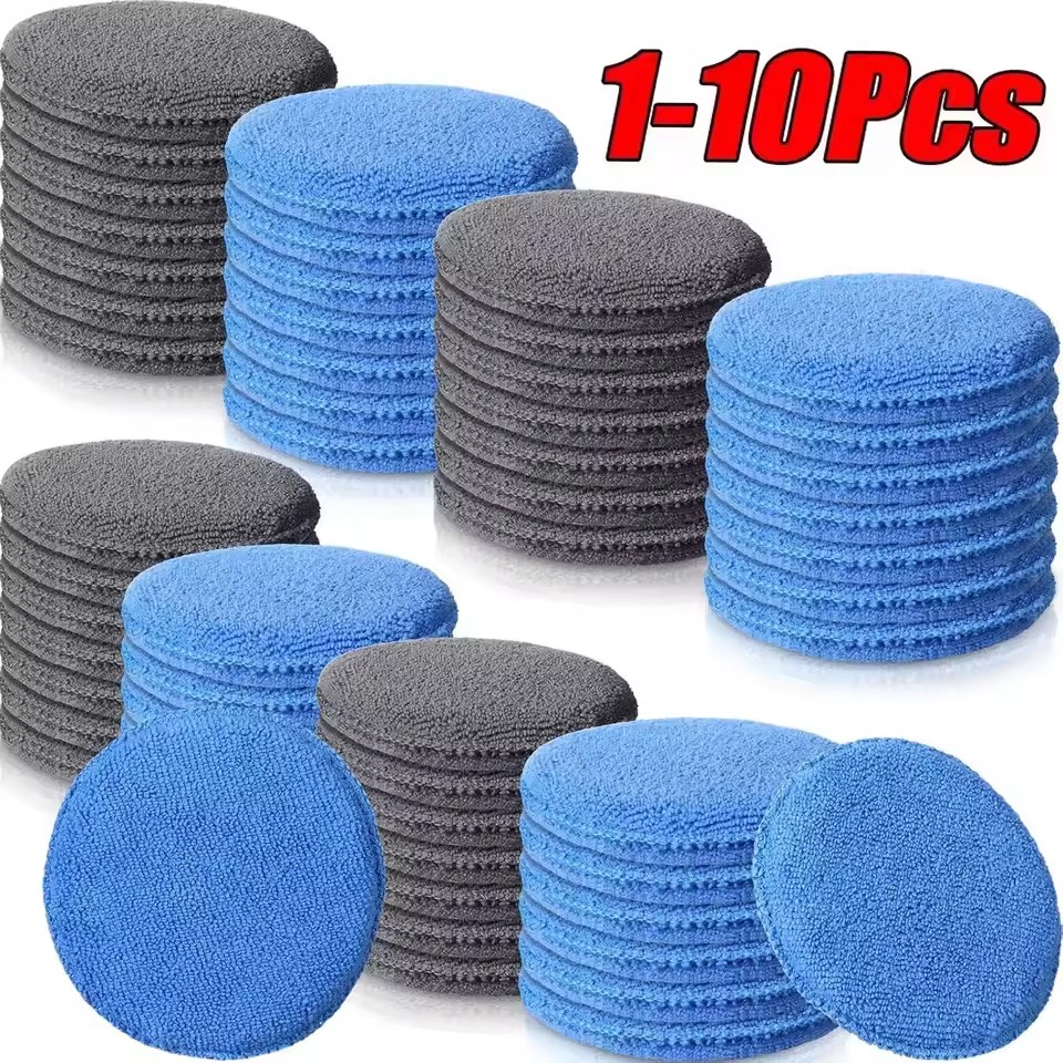 Tech Car Accessories - 10/1 Adet Yumuşak Mikrofiber Araba Cilası