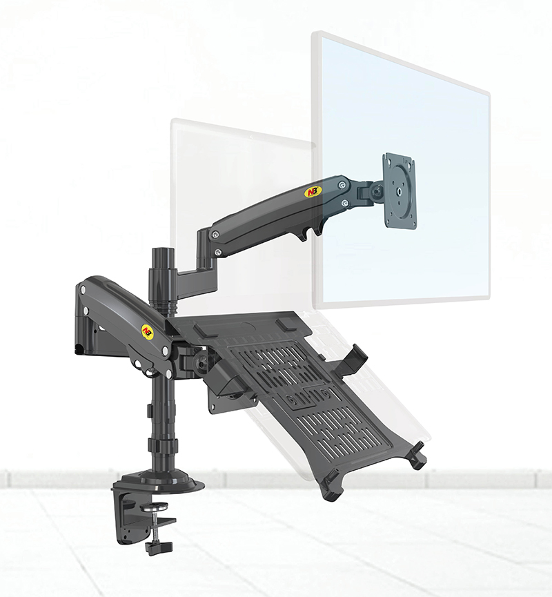 Monitor Arm Single - 17-27 inç Monitör Tutucu + 10-17