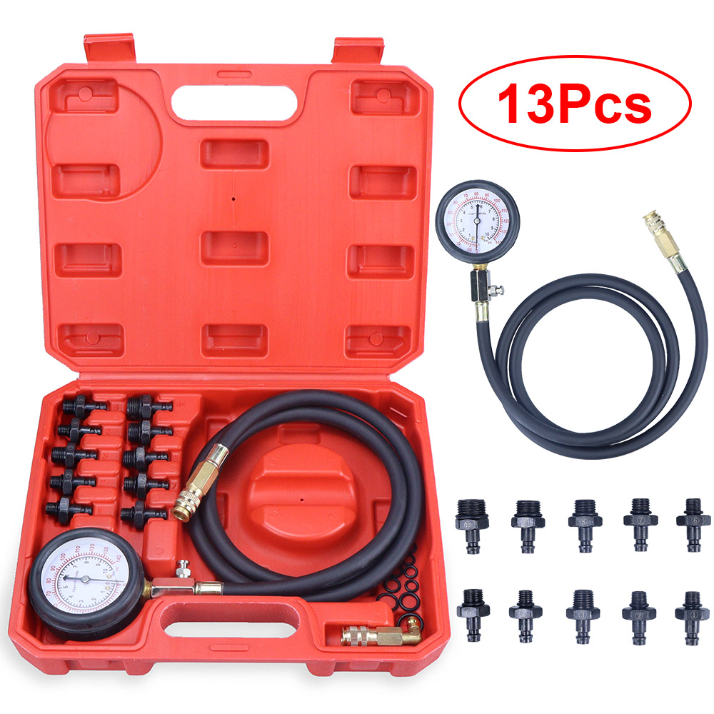 Tech Accessories Case - Yağ Basıncı Test Cihazı Kiti 0-140psi