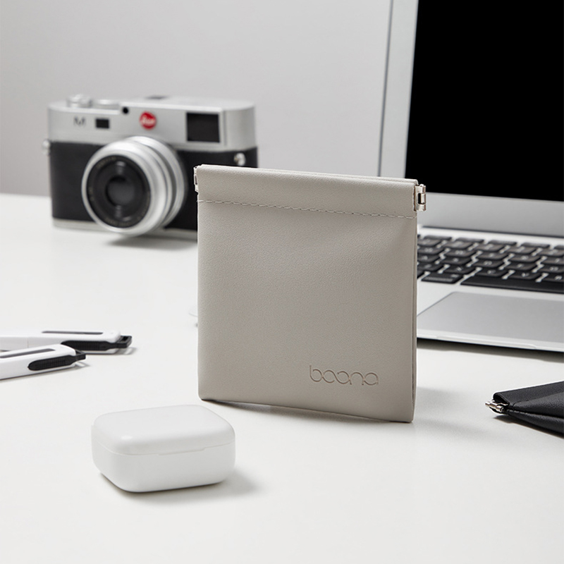 Tech Accessories Case - PU Saklama Çantası Kulaklık Bluetooth Veri