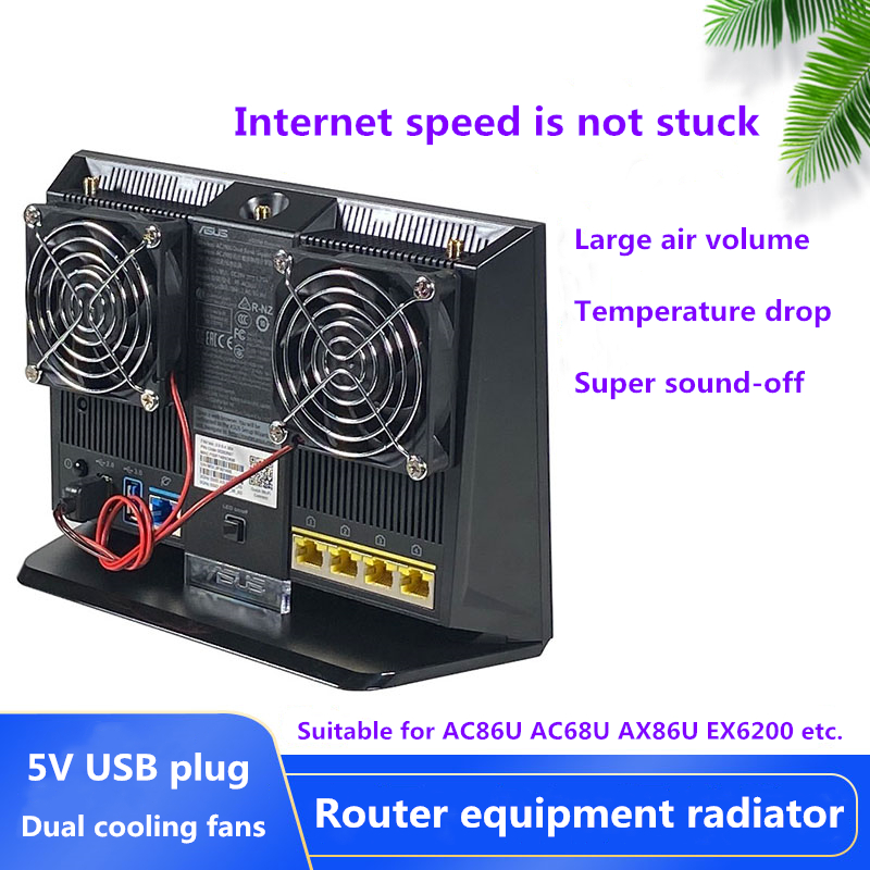 Usb Fan Silent - Çift fan yüksek hava hacmi ultra