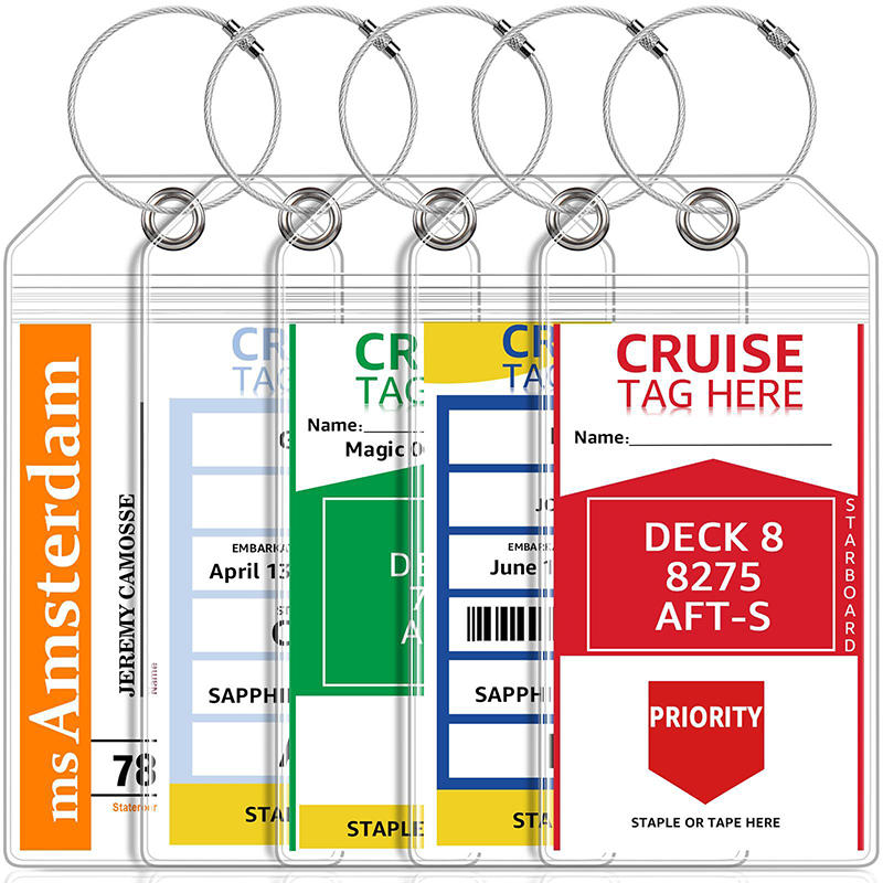 Tech Accessories For Travel - 5 adet/takım Cruise Bagaj Etiketleri Su