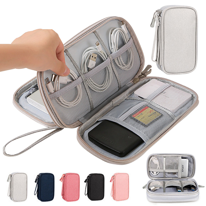 Tech Accessories Case - Çok Renkli Taşınabilir Seyahat Dijital Saklama