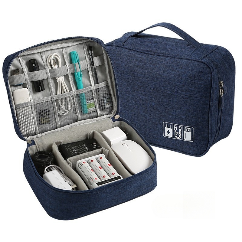 Tech Accessories Case - Taşınabilir Dijital Saklama Çantası USB Gadget