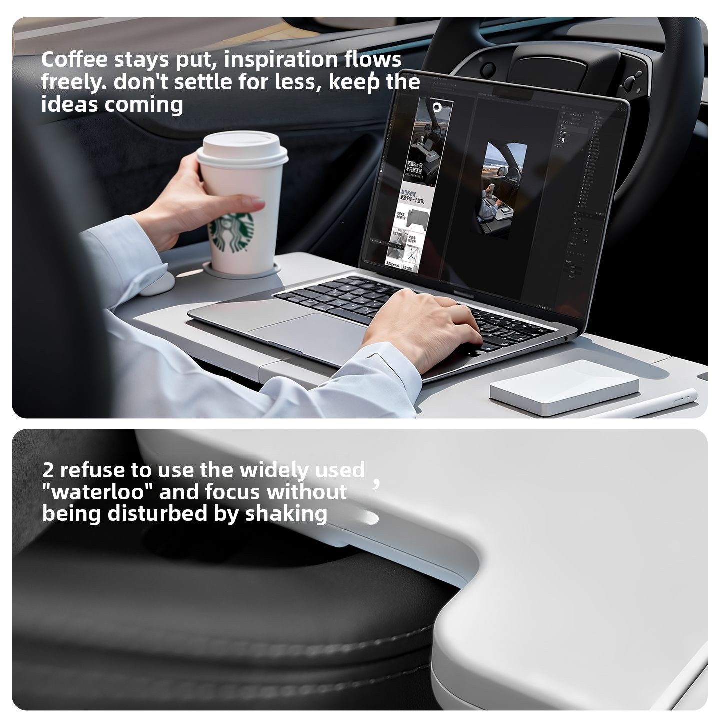 Katlanabilir Araba Masası Tesl - Tech Car Accessories incelemesi ve fiyatı