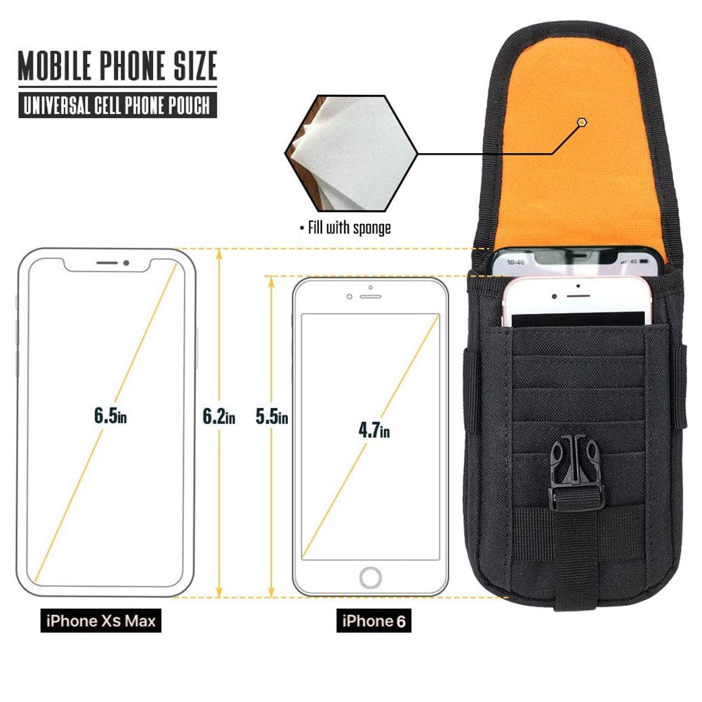 Taktik Telefon Çantası Molle,  - Tech Wear Accessories incelemesi ve fiyatı