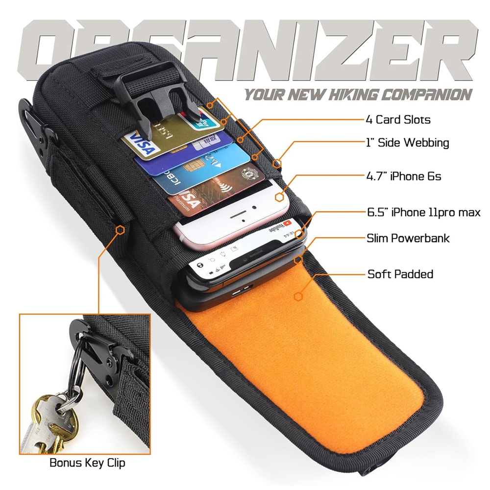 Taktik Telefon Çantası Molle,  - Tech Wear Accessories incelemesi ve fiyatı