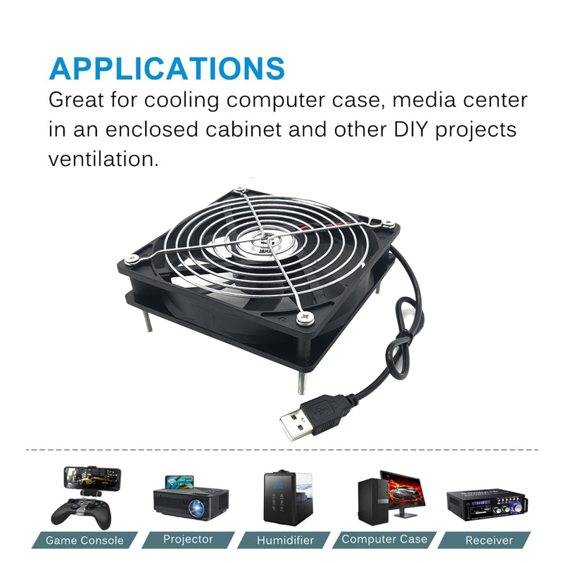 8/12 cm 12 V USB Powered Bilgi - Usb Fan Silent incelemesi ve fiyatı