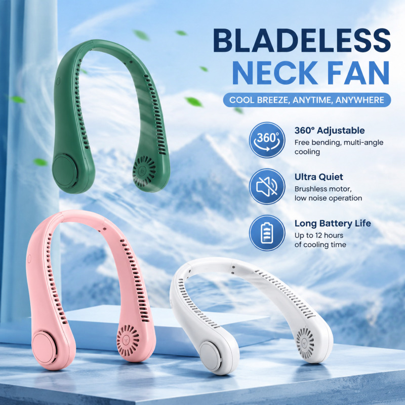 2026 Yeni Kanatsız Boyun Fanı  - Usb Fan Silent incelemesi ve fiyatı
