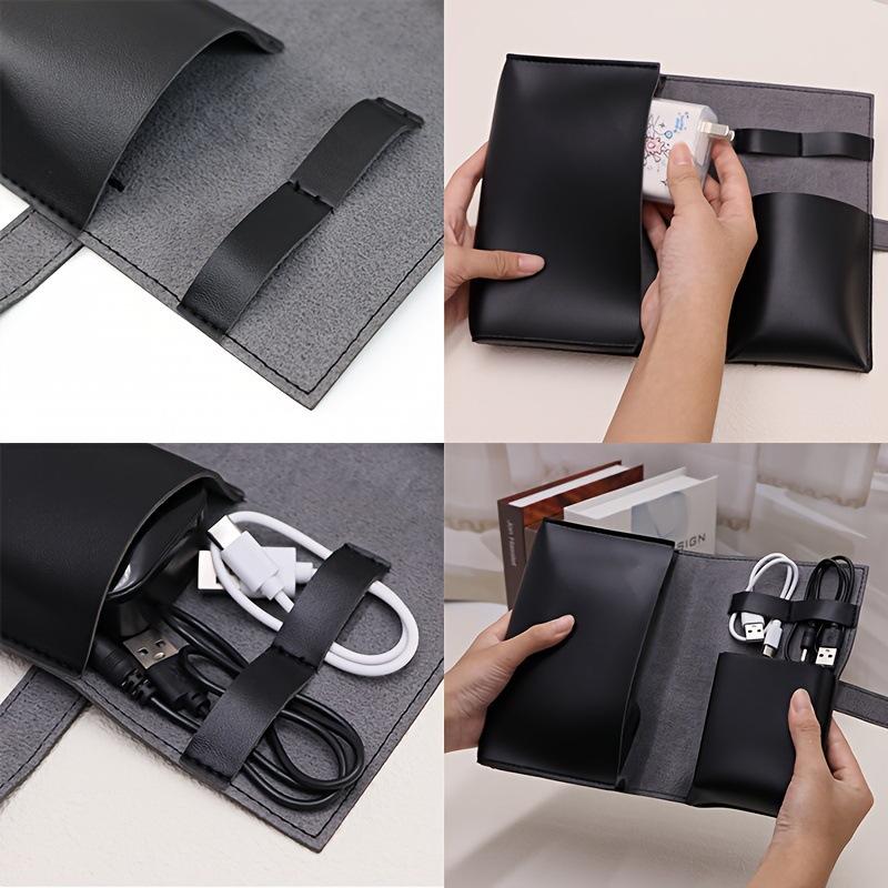 1 adet PU deri çok bölmeli org - Tech Accessories Travel Case incelemesi ve fiyatı
