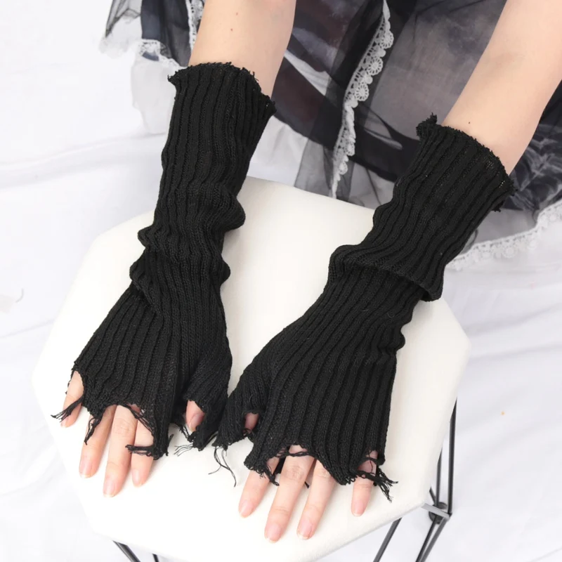 1 çift Punk kırık Unisex eldiv - Tech Wear Accessories incelemesi ve fiyatı