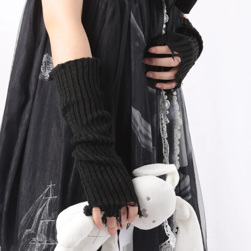 1 çift Punk kırık Unisex eldiv - Tech Wear Accessories incelemesi ve fiyatı
